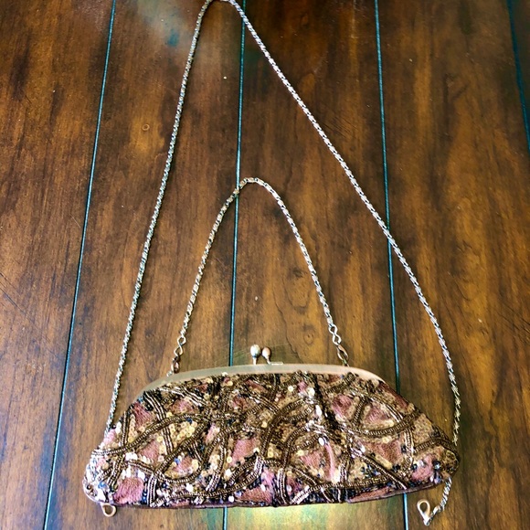 Carlo Fellini Sparkling Beaded Bag - Picture 2 of 7